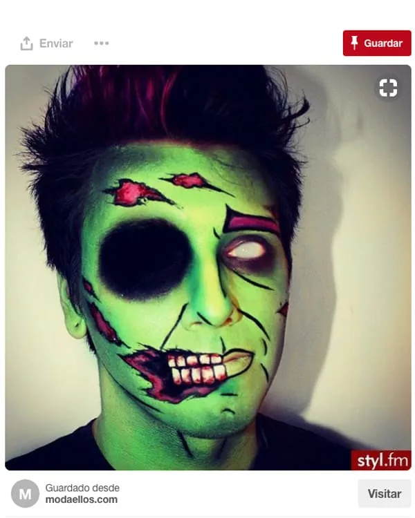 Pon un toque terrorífico a tu Halloween con uno de estos cuatro maquillajes Pon un toque terrorífico a tu Halloween con uno de estos cuatro maquillajes