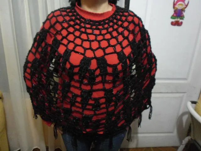 Muestras de crochet calados para ponchos - Imagui Muestras de crochet calados para ponchos - Imagui