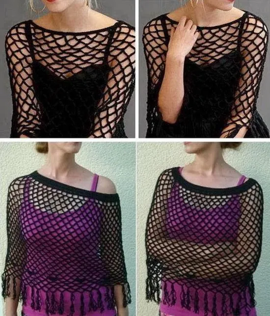 Como hacer un Poncho Calado Video Tutorial - Patrones Crochet ... Como hacer un Poncho Calado Video Tutorial - Patrones Crochet ...