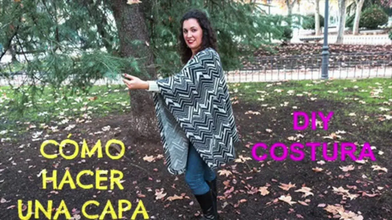 Cómo hacer un poncho capa para mujer | Patrones gratis Cómo hacer un poncho capa para mujer | Patrones gratis