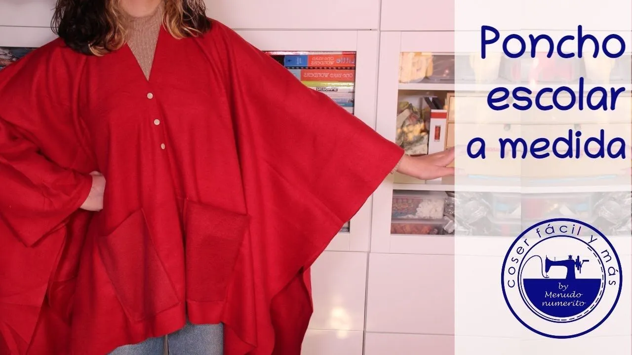 Poncho escolar para cualquier edad - YouTube Poncho escolar para cualquier edad - YouTube
