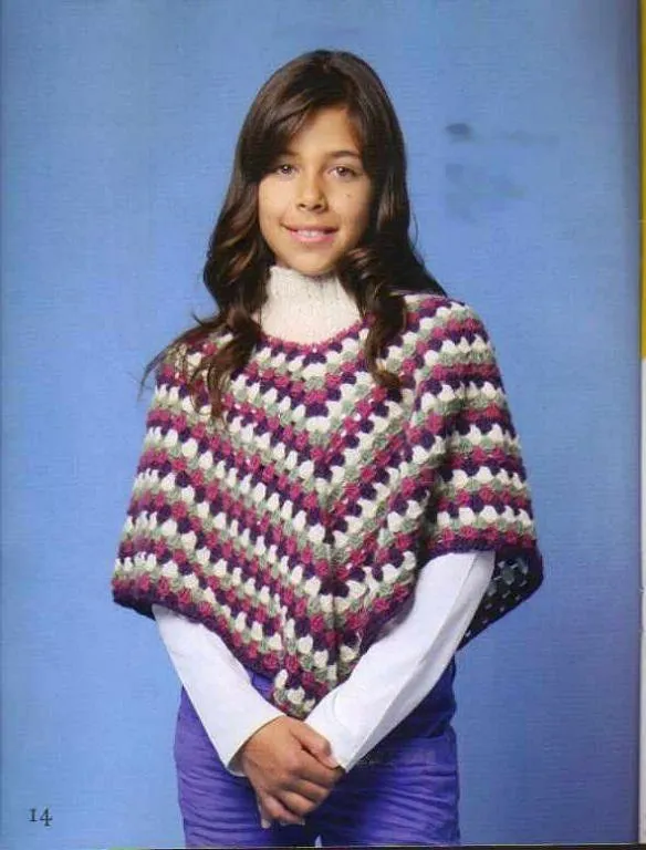 patrones de ponchos | Aprender manualidades es facilisimo.com patrones de ponchos | Aprender manualidades es facilisimo.com