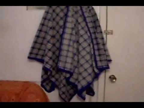 Como hacer un poncho rapido horizontal. - YouTube