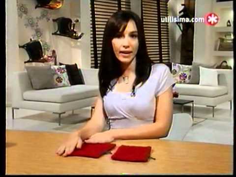 Poncho con rectangulos - YouTube