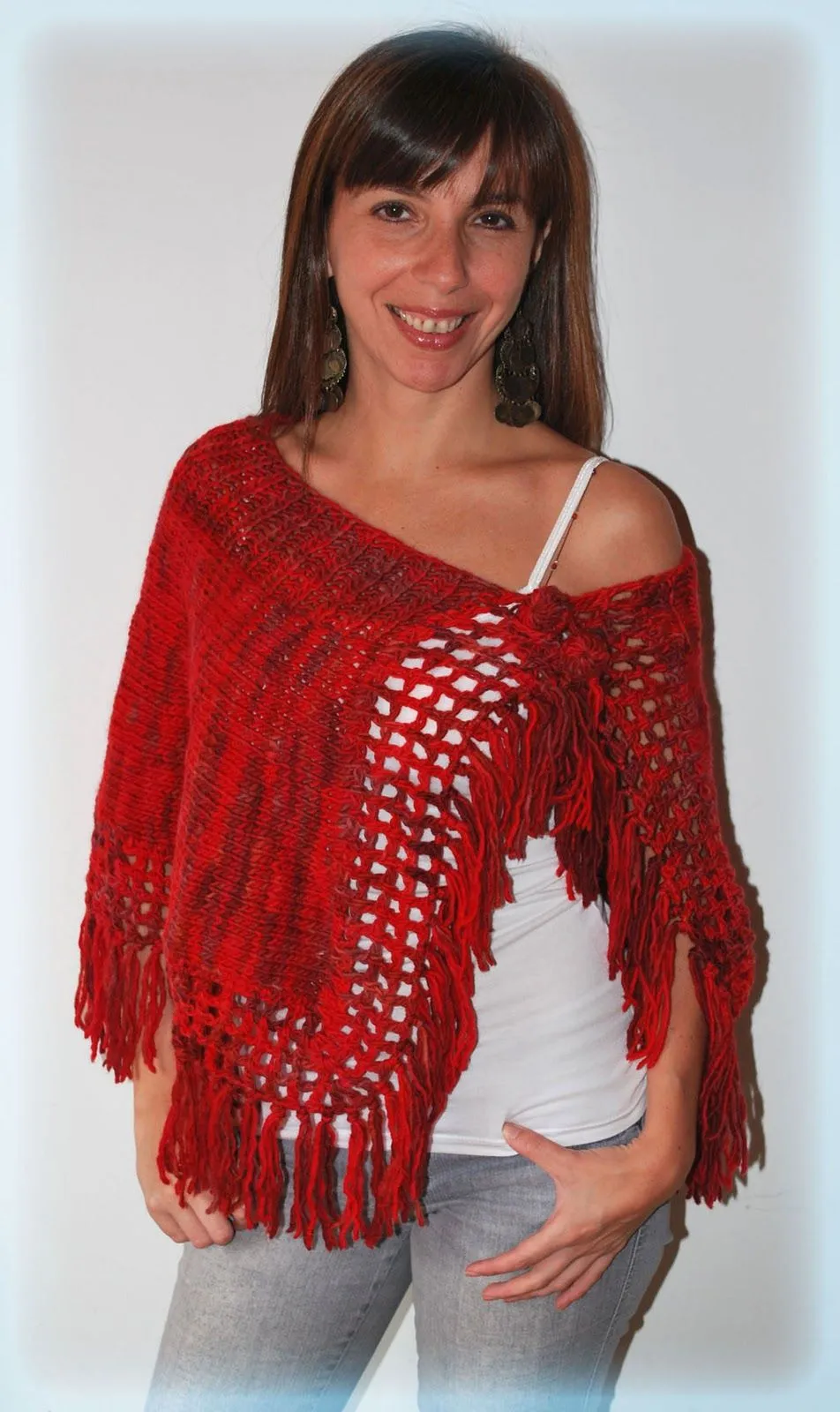 Ponchos y capas a dos agujas blogspot.com - Imagui Ponchos y capas a dos agujas blogspot.com - Imagui