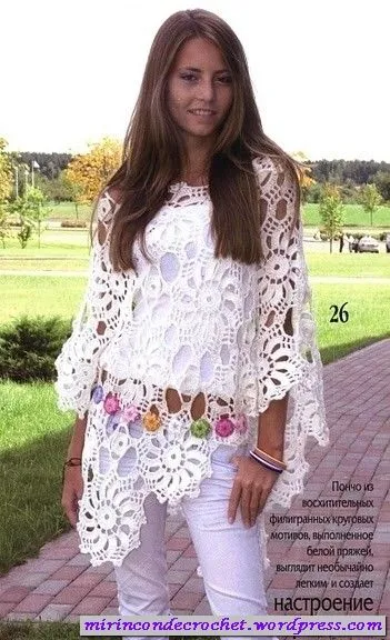 Miren este poncho..a mi me enamoro | Mi Rincon de Crochet Miren este poncho..a mi me enamoro | Mi Rincon de Crochet