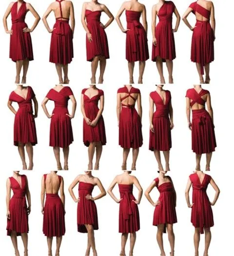 Como hacer y ponerse Vestidos Multiusos <sub> Patrones</sub ...