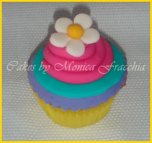 PONQUESITOS DECORADOS / CUP CAKES FLORES | TORTAS CAKES BY MONICA ...