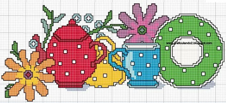 Ponto cruz: cozinha | Crosstitch | Pinterest