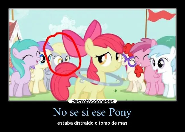 No se si ese Pony | Desmotivaciones