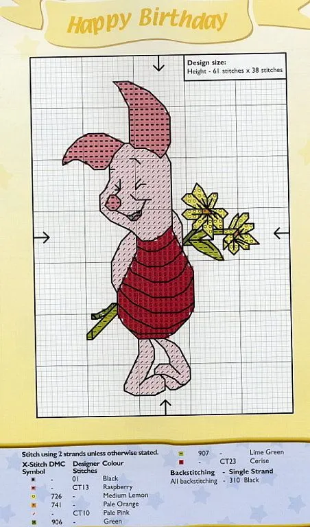 winnie the pooh punto cruz (4) | Aprender manualidades es ...