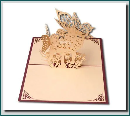 Los ángulos de amor - 3d pop-up de tarjetas de felicitación ... Los ángulos de amor - 3d pop-up de tarjetas de felicitación ...