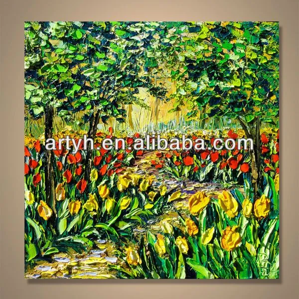 Popular artesanal natural pintura de paisaje-Pintura y Caligrafia ...