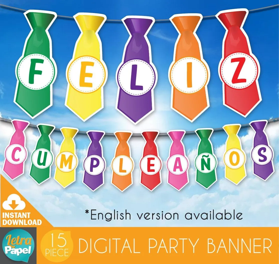 Popular items for feliz cumpleanos on Etsy