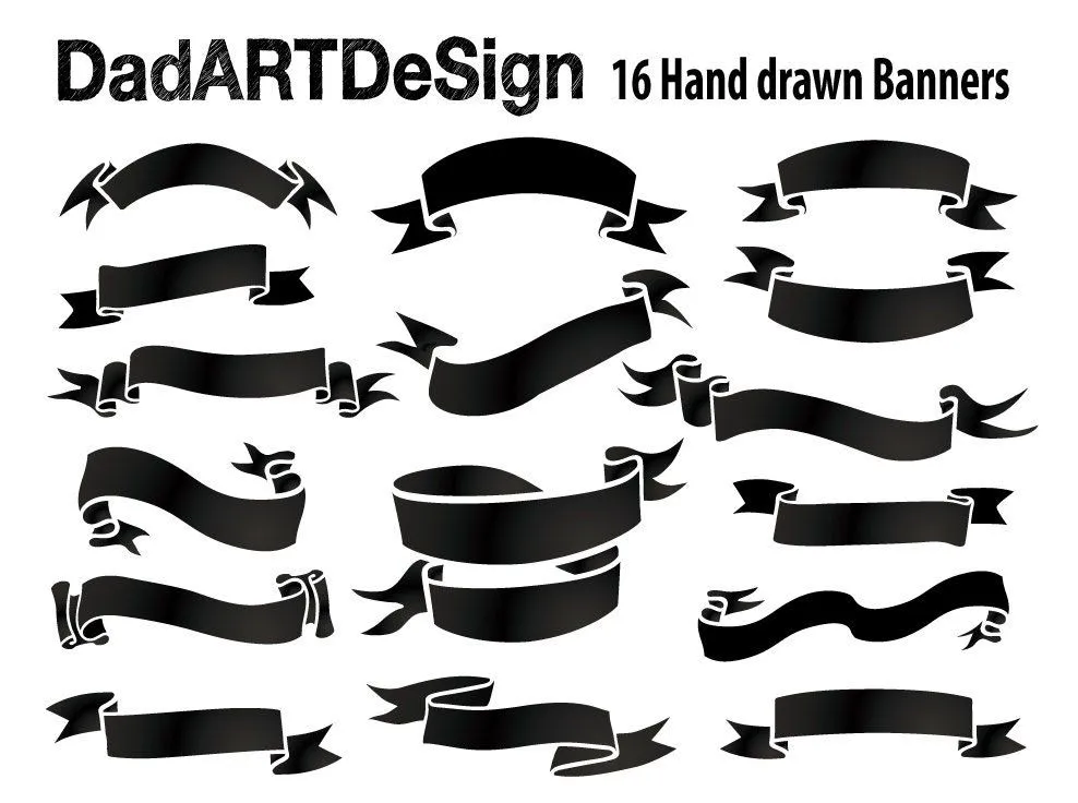 Popular items for hand drawn banners on Etsy Popular items for hand drawn banners on Etsy