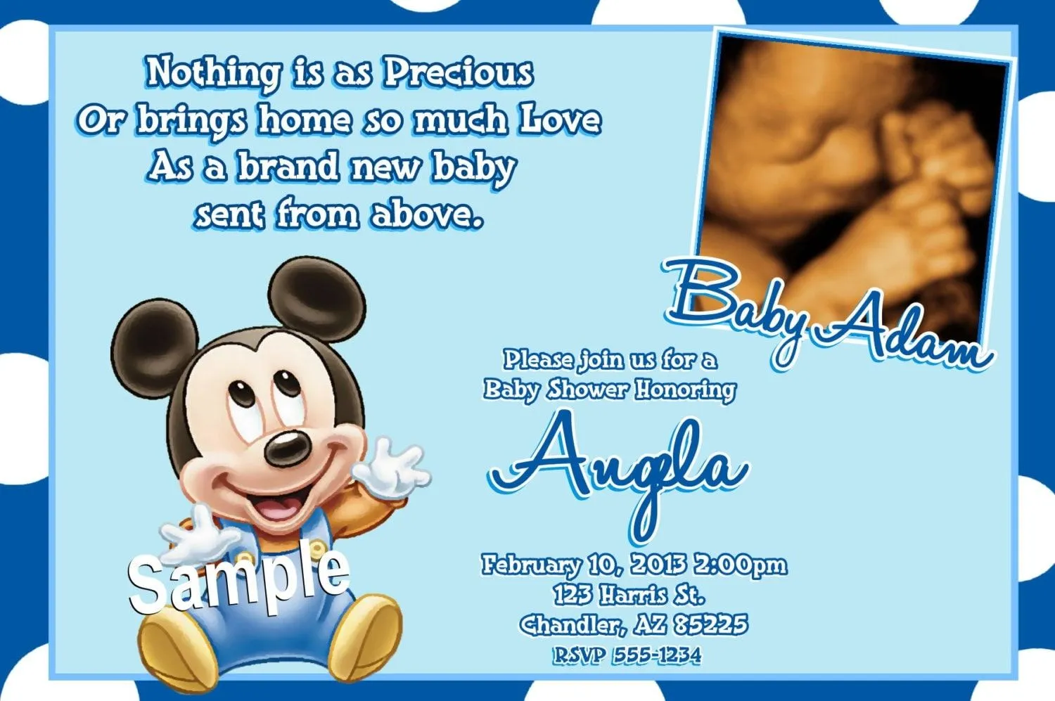 Popular items for mickey mouse baby on Etsy