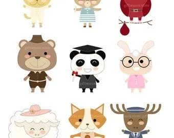 Popular items for mouse clip art on Etsy