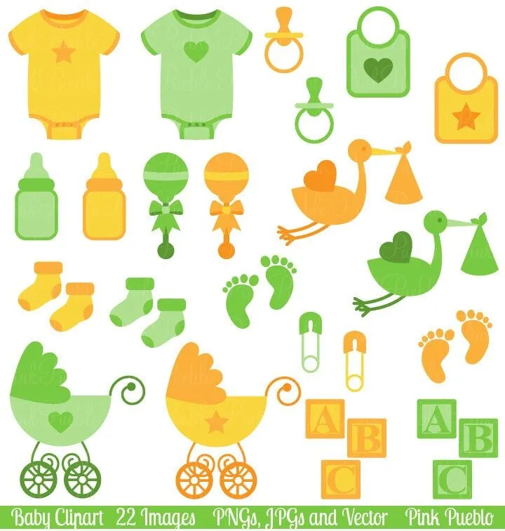 Popular items for new baby clip art on Etsy