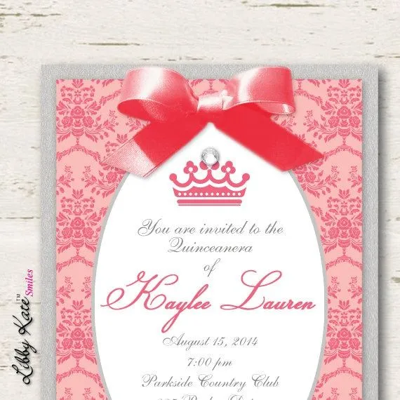 Popular items for quinceanera invites on Etsy Popular items for quinceanera invites on Etsy