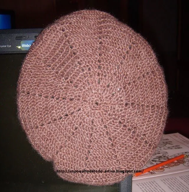 Un Poquito de Todo: boina a crochet Un Poquito de Todo: boina a crochet