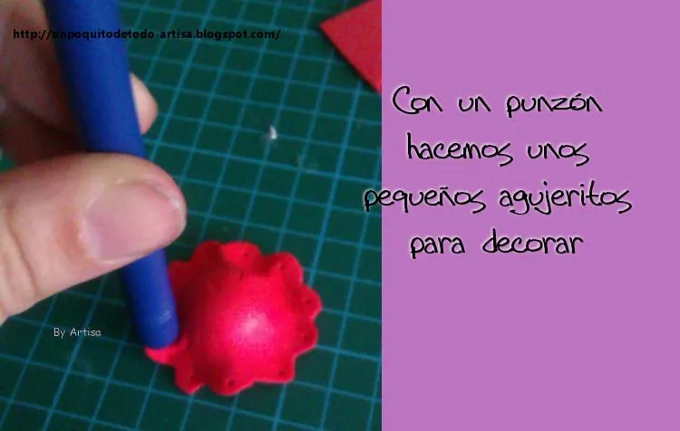 Un Poquito de Todo: paso a paso sombrero en goma eva - broche Un Poquito de Todo: paso a paso sombrero en goma eva - broche