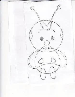 Un Poquito de Todo: patron mariposa y mariquita para fieltro y ...