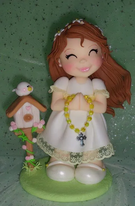Porcelana Fria - Cold Porcelain - Niña Primera #Comunión - Girl ... Porcelana Fria - Cold Porcelain - Niña Primera #Comunión - Girl ...