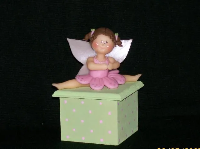 CAJA CON HADA | Porcelana Fria !