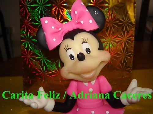 Minnie Mouse en porcelana fria - Imagui