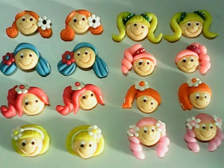 porelanitas frias de Chikillas color pastel | Caritas en Porcelana ... porelanitas frias de Chikillas color pastel | Caritas en Porcelana ...