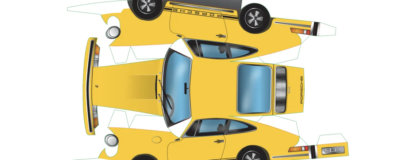 Porsche lanza un 911 de papel para entretenernos en la cuarentena Porsche lanza un 911 de papel para entretenernos en la cuarentena