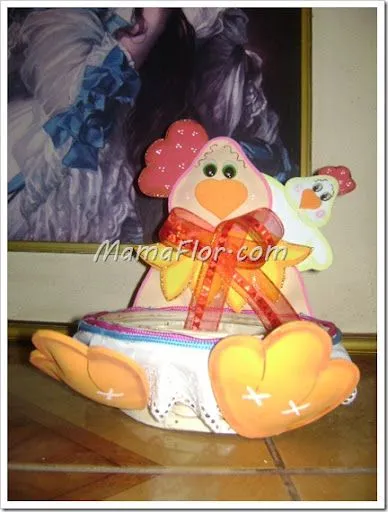Como hacer un Porta Caramelos de la Mamá Gallina | Baby Shower ... Como hacer un Porta Caramelos de la Mamá Gallina | Baby Shower ...