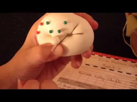 Porta chuleta/ bun holder for hair doll 9/12 ...proyecto 1 - YouTube Porta chuleta/ bun holder for hair doll 9/12 ...proyecto 1 - YouTube