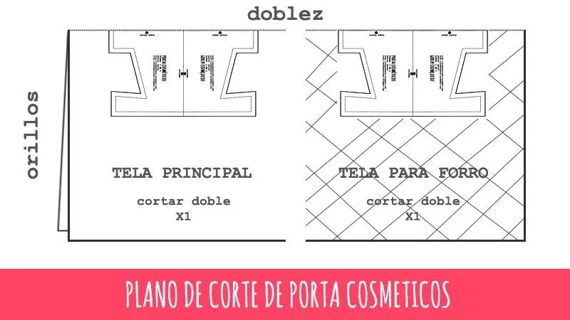 Cómo hacer un porta cosméticos ~ Coser es Facil