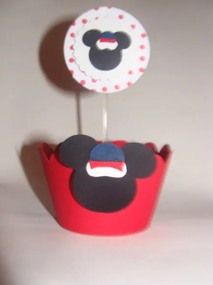 Porta Cupcake do Mickey Marinheiro | Faça a Festa | Elo7