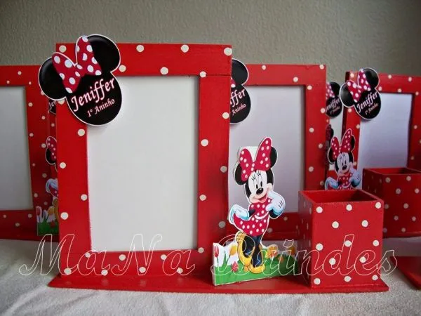 Porta retrato da Minnie - Imagui