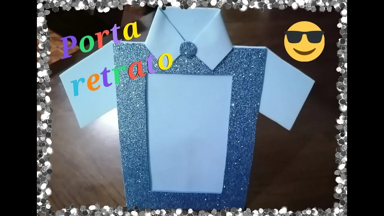 Porta retrato en forma de camisa con fomy (día del padre) - YouTube Porta retrato en forma de camisa con fomy (día del padre) - YouTube