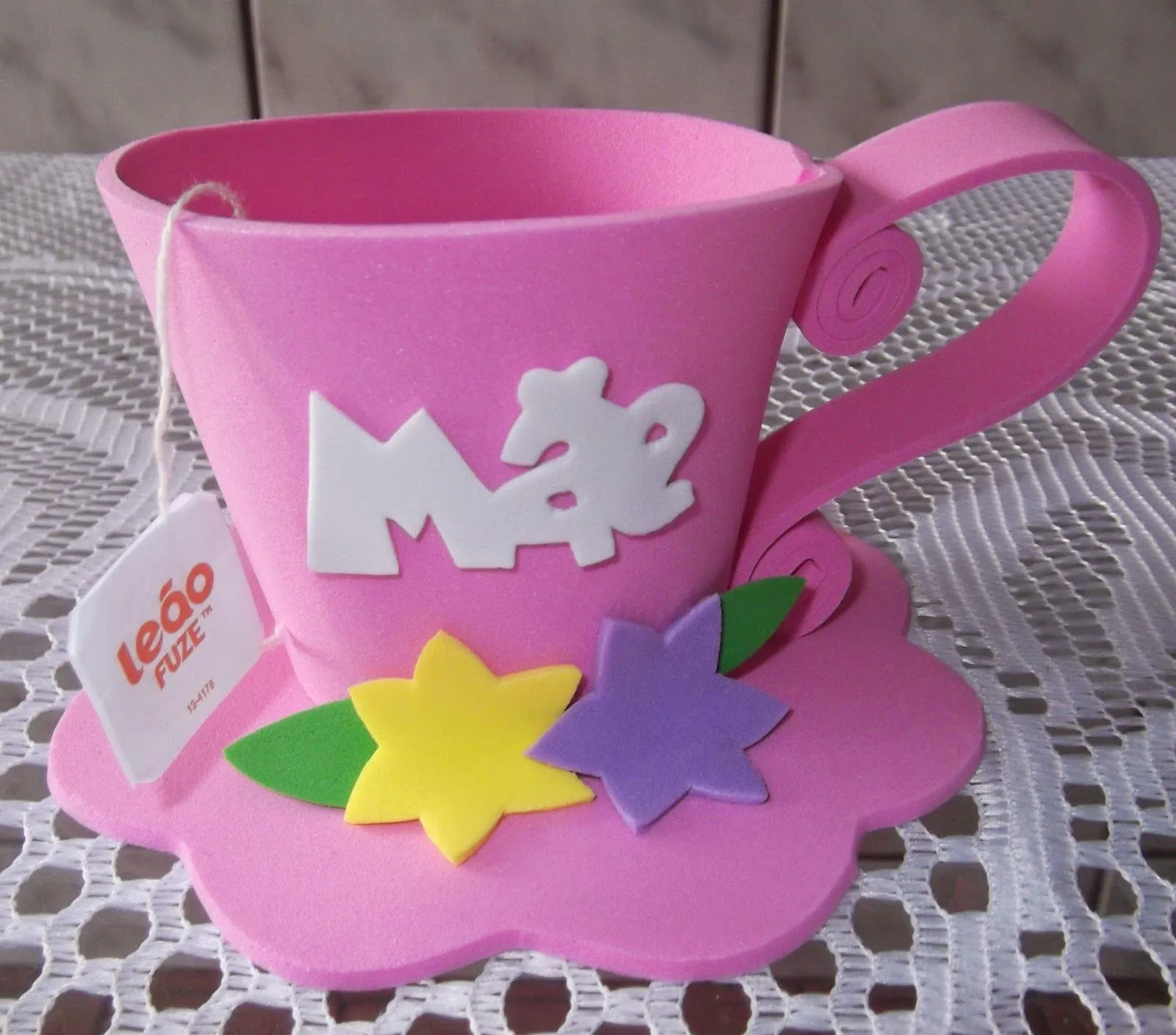 Porta te, regalo para el día de la madre - Manualidades en Goma ... Porta te, regalo para el día de la madre - Manualidades en Goma ...