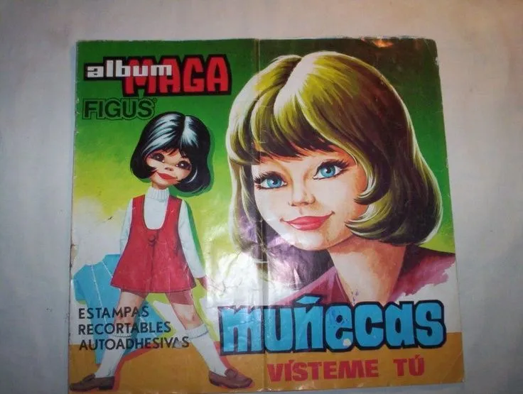 Portada de album de figuritas muñecas "recortables" | Mis ...