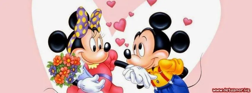 Portada de amor de mickey mouse y minnie para Facebook - Imágenes ...