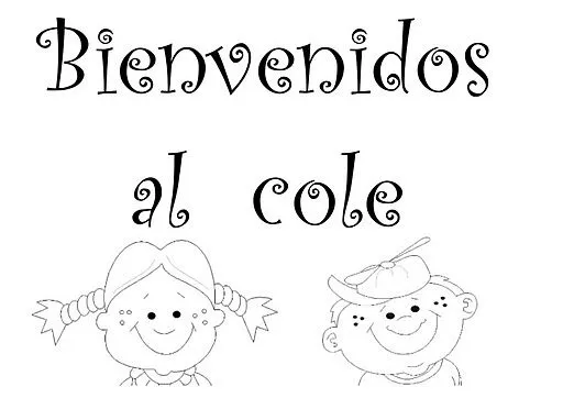 Portada Bienvenidos al colegio para imprimir y colorear ~ Dibujos ... Portada Bienvenidos al colegio para imprimir y colorear ~ Dibujos ...