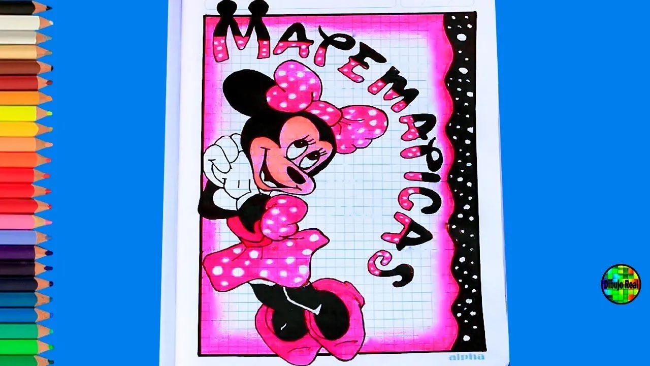 Portada para cuaderno de MATEMATICAS bonito y fácil - YouTube