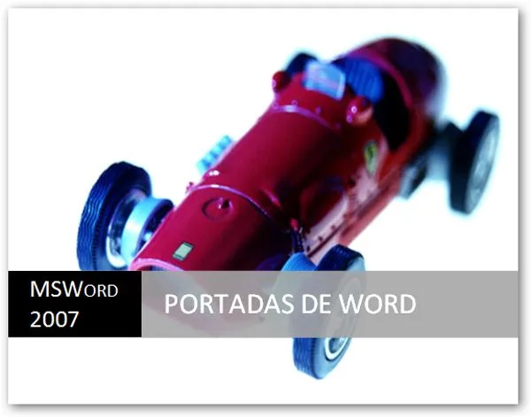 Cómo hacer una portada de diseño con Word 2007 - tuexperto.