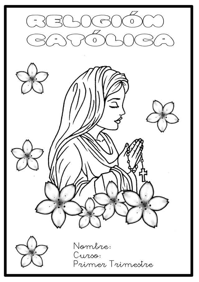 Carátulas de religión para colorear - Imagui Carátulas de religión para colorear - Imagui