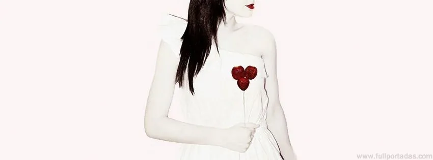Portada para facebook de Mujer corazón de Fresas