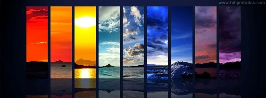 Portada para facebook de Paisajes de colores Portada para facebook de Paisajes de colores