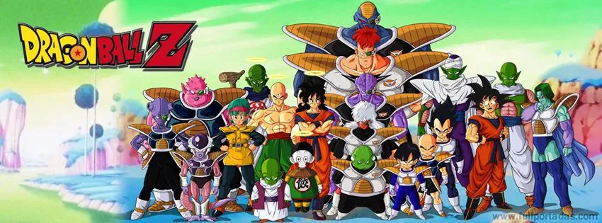 Portada para facebook de Personajes de Dragon Ball Z, saga Freezer