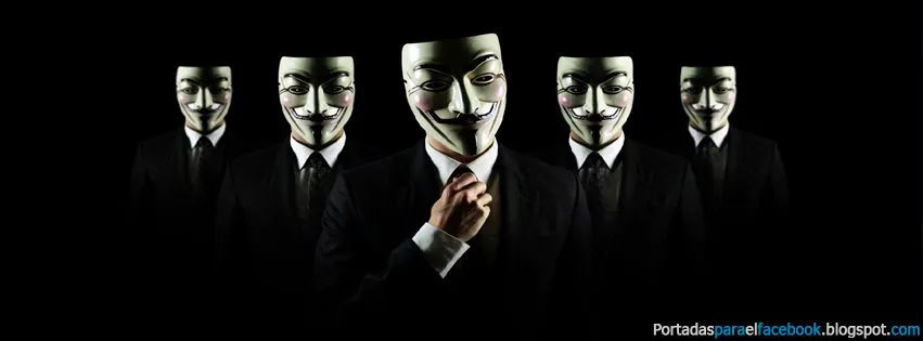 Portadas de Anonymous para facebook - Portadas para facebook