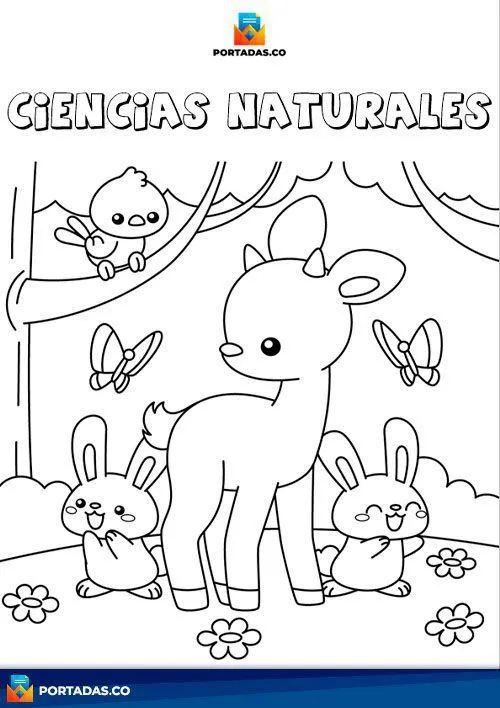 Portadas para Colorear ➡️ Plantillas para Niños