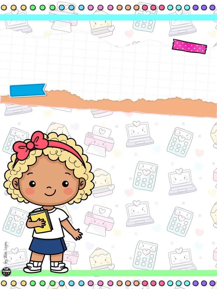Portadas Editables con Niños | Mundo de Rukkia Portadas Editables con Niños | Mundo de Rukkia